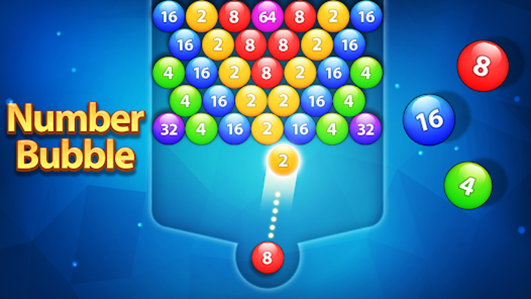 Number Bubble Shooter Image