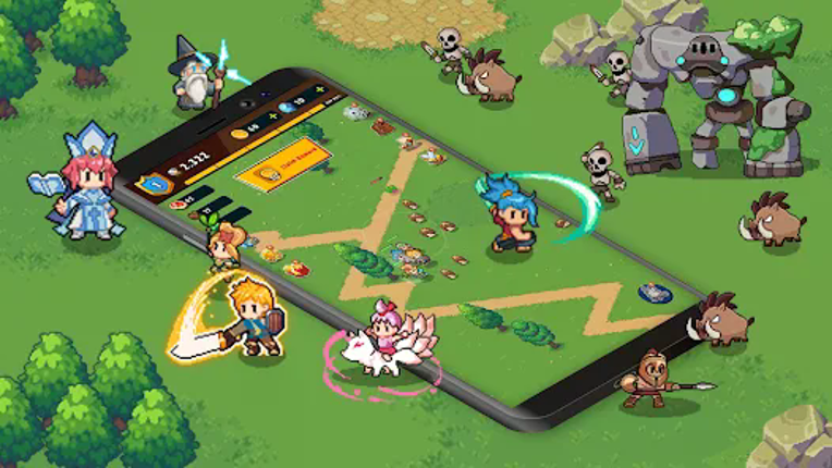 Guardian War: RPG Pixel Hero screenshot