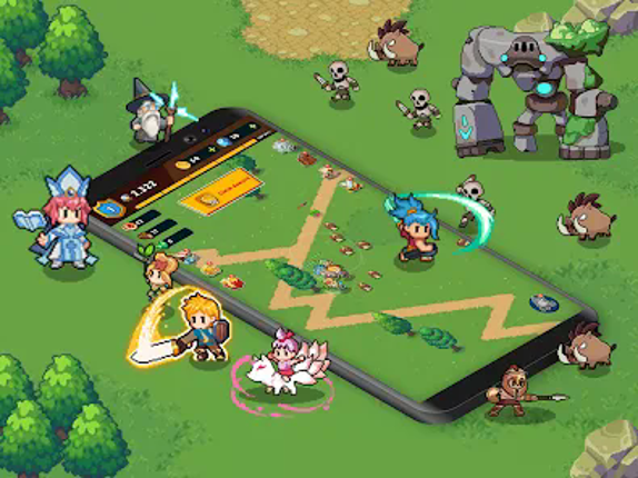 Guardian War: RPG Pixel Hero screenshot
