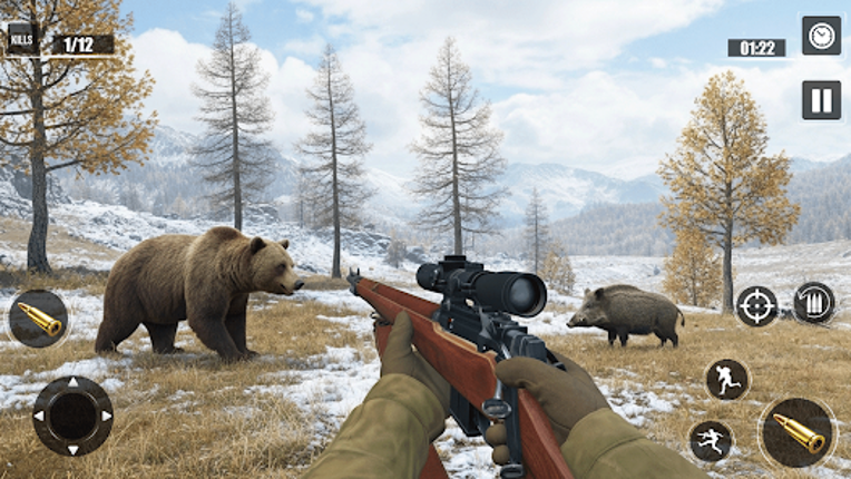 Wild Animal Sniper Hunter Game screenshot