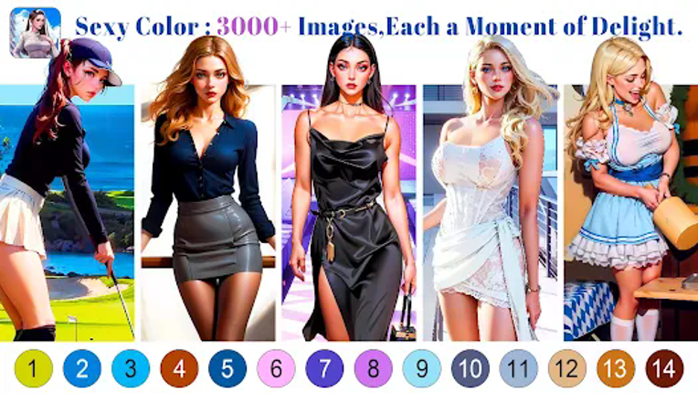 Adult Sexy Coloring Games screenshot