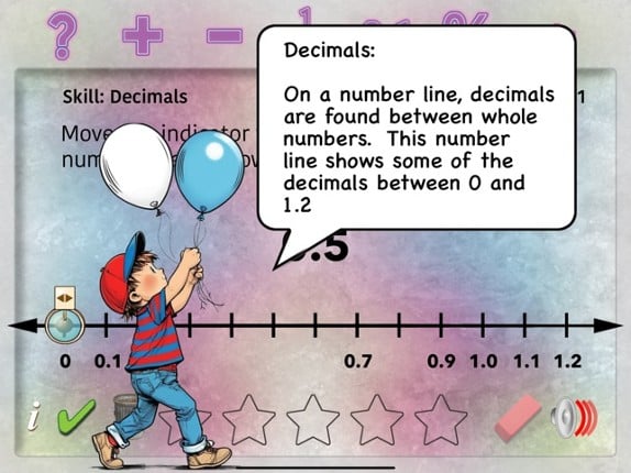 Interactive Number Line screenshot