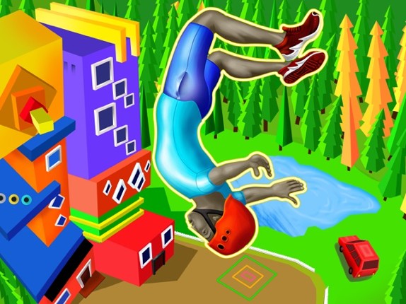 Poly Flipper - Flip & Dive 3D screenshot