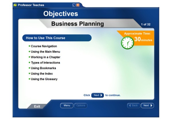 Professor Teaches Business Planning screenshot