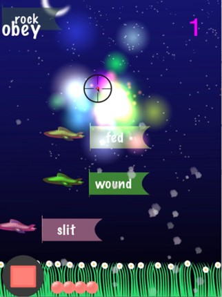 Rhyming Words Target Shooting screenshot