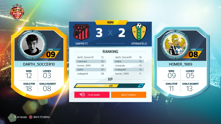 Super Button Soccer screenshot