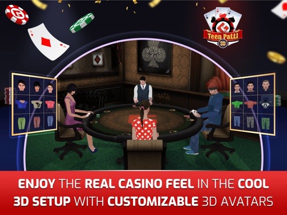 3D Teenpatti screenshot