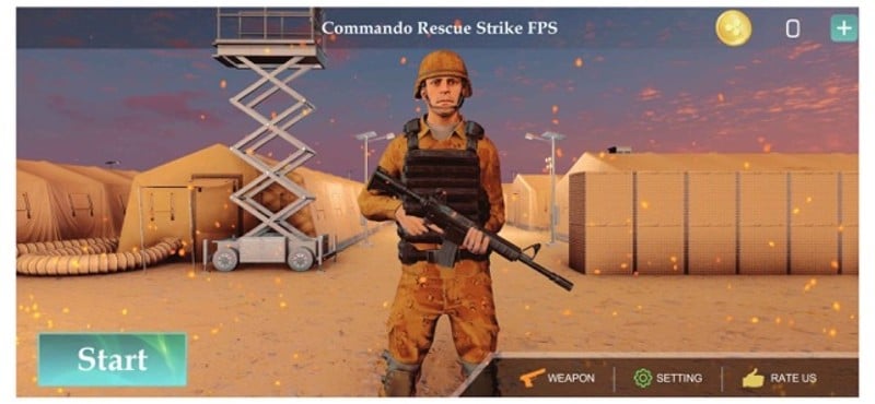 Commando Rescue Gun Strike screenshot
