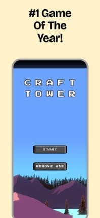 Craft Tower Classic 8 Bit Game screenshot