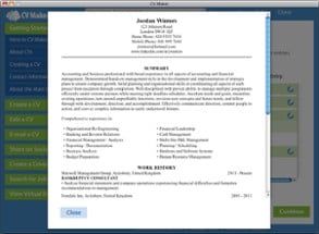 CV Maker for Mac Image