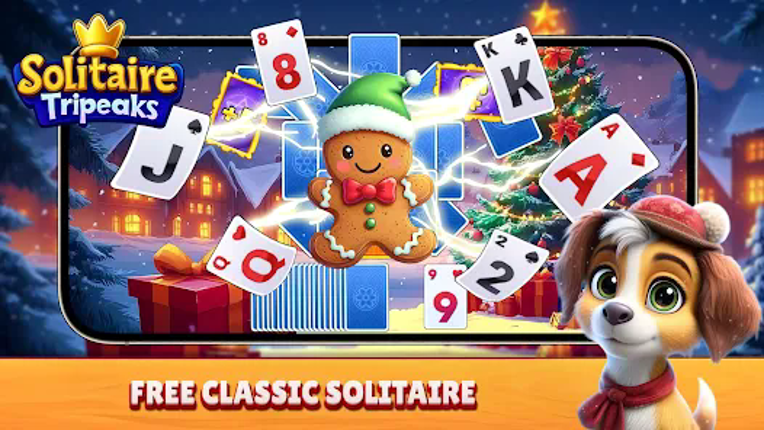 Christmas Solitaire TriPeaks Image