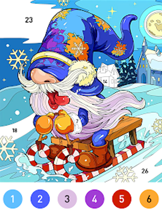 Christmas Winter Coloring Book screenshot
