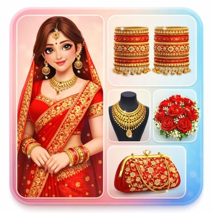 Indian Wedding Dress up Game Image