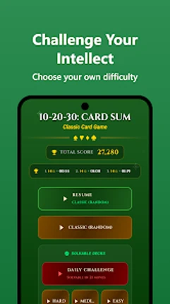 10-20-30: Card Sum screenshot