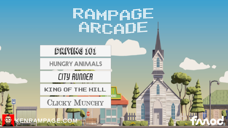 Rampage Arcade Game Cover