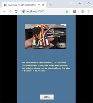 RCPRESS Installing Brushless ESC screenshot
