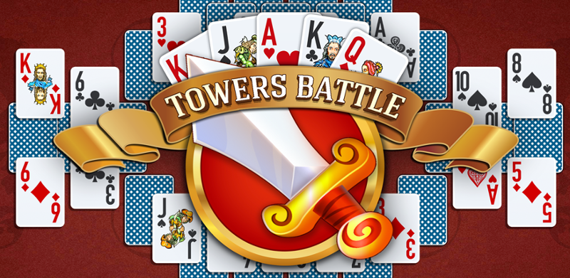 Towers Battle Solitaire Tripeaks Game Cover