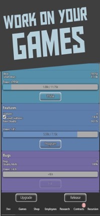 Idle Idle GameDev screenshot