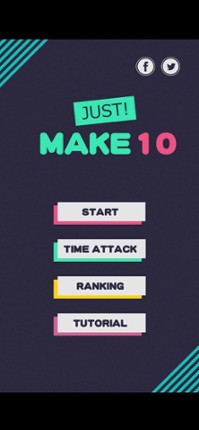 Just make 10  Simple math game screenshot