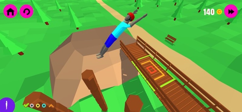 Poly Flipper - Flip & Dive 3D screenshot