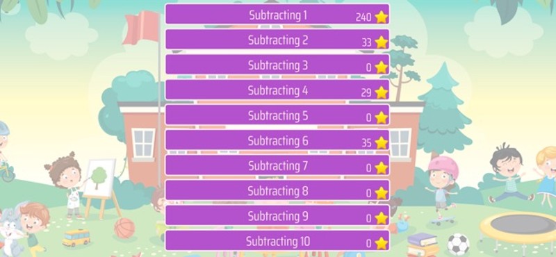 Subtraction Skill Builders screenshot