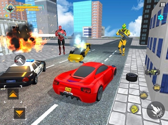 Superhero Robot Alien Rescue screenshot