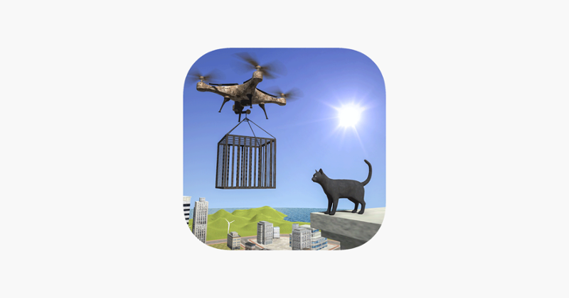 Animal Rescue Drone Flying Image