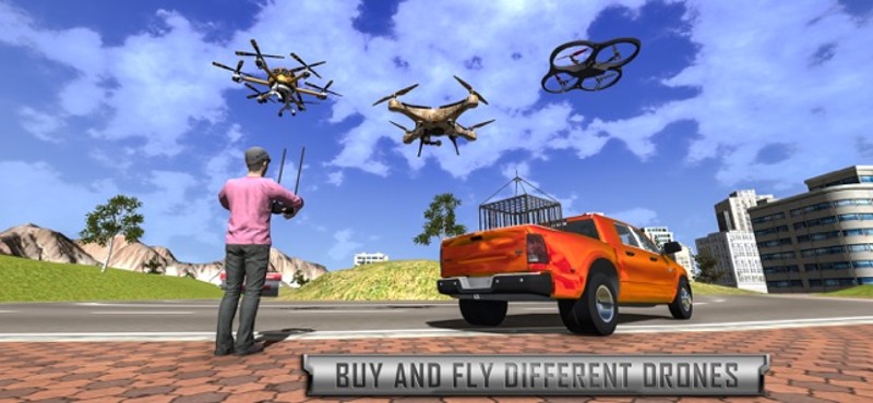 Animal Rescue Drone Flying Image