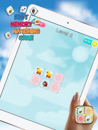 Best Memory Matching Game – Brain Train with Picture Card Pair.s for Kids and Adults screenshot