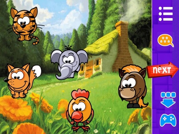 Cartoon animal world screenshot