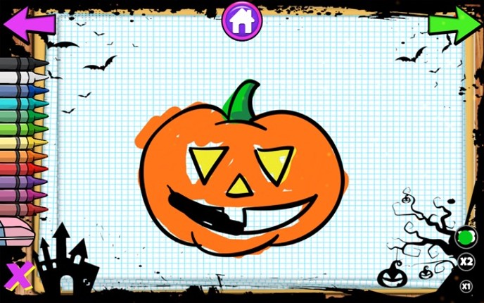 Color Objects Kids Halloween screenshot