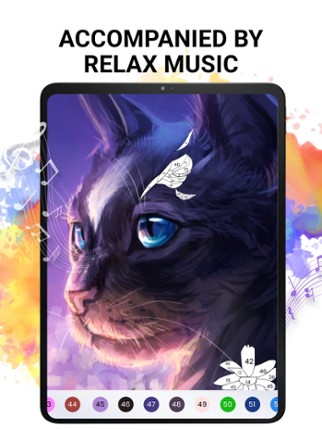 Coloring book Color by number screenshot