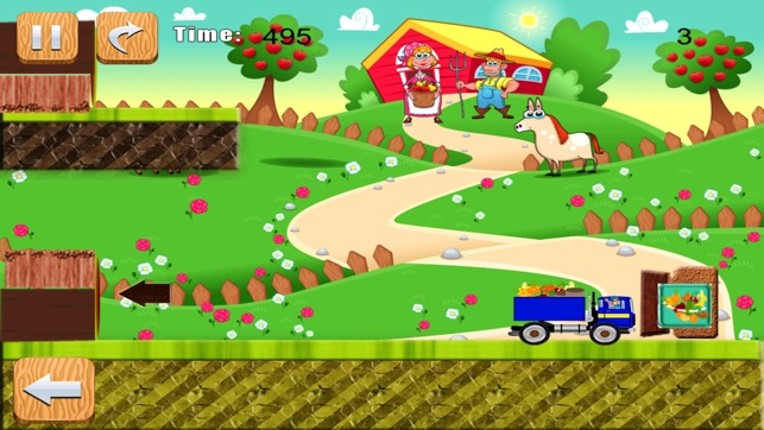 Farm Food Delivery Runner Jumpy Race Frenzy - Rival Bounce Fruit Racing Saga Free Image