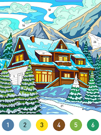 Christmas Winter Coloring Book screenshot