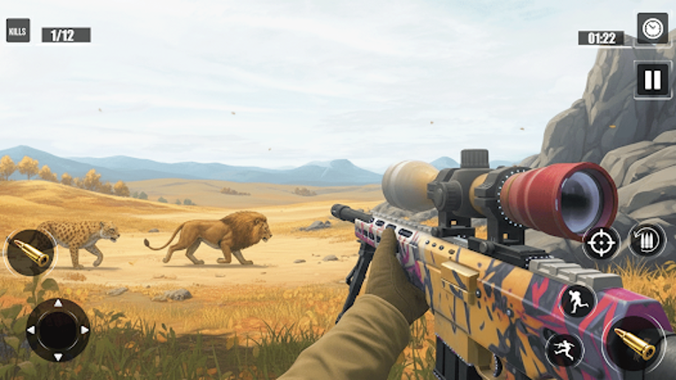 Wild Animal Sniper Hunter Game screenshot