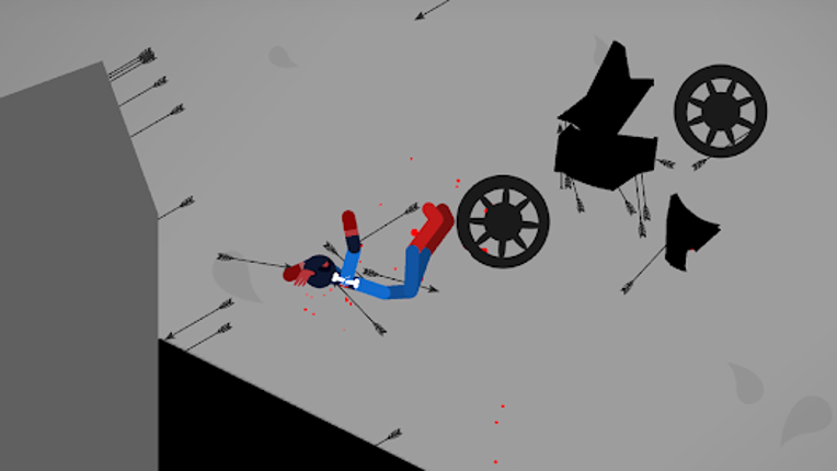 Fly Stickman Dismounting Image