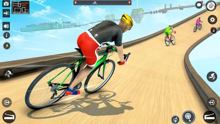 BMX Cycle Stunt Game 3D Image