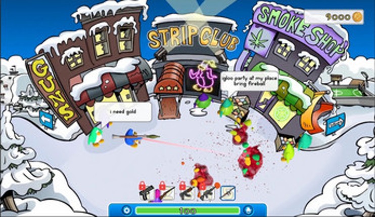 Gentleman's Club Penguin Image