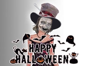 Halloween Girl Dressup Image