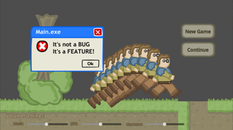 It's not a BUG, it's a FEATURE screenshot