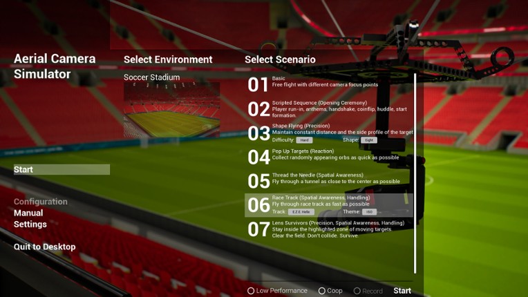 Aerial Camera Simulator screenshot