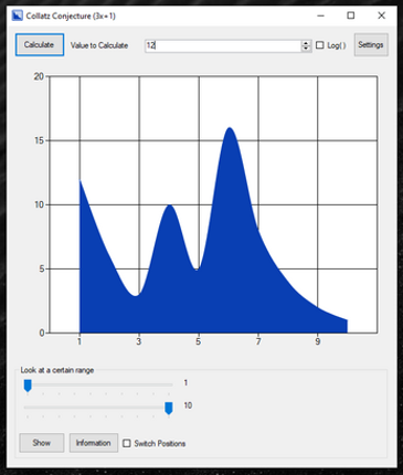 Collatz (3x+1) screenshot