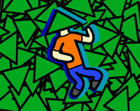 Funny Triangle Man Image