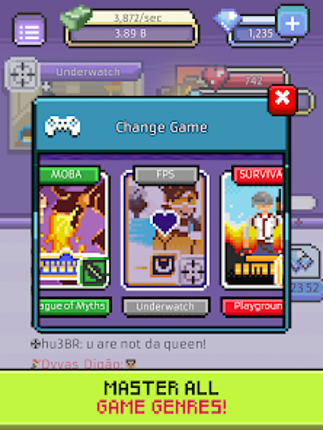 xStreamer: Idle Simulator Game screenshot