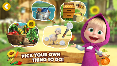 Masha and the Bear: Farm Games Image