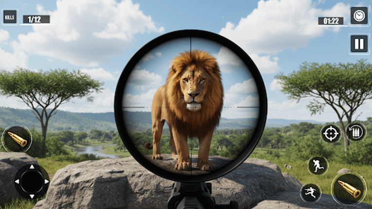 Wild Animal Sniper Hunter Game screenshot