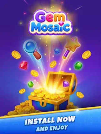 Gem Mosaic: 3D Sort Puzzle Image