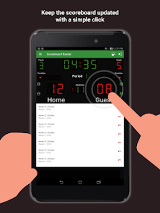 Scoreboard Basket screenshot