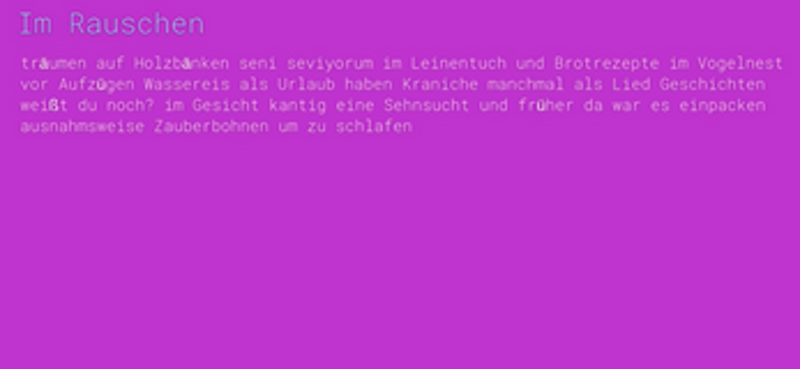 Im Rauschen Image
