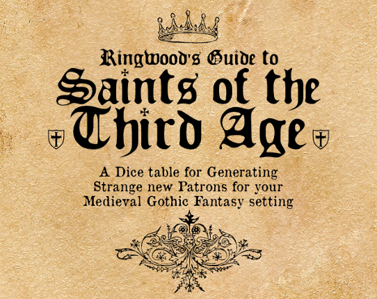 Ringwood's Guide to Saints of the Third Age Game Cover